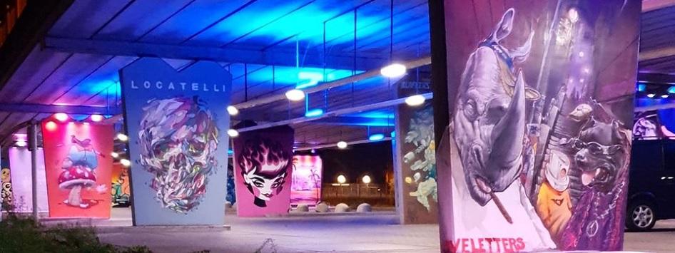 Cultuur in Weert: murals op het Zuilenkabinet