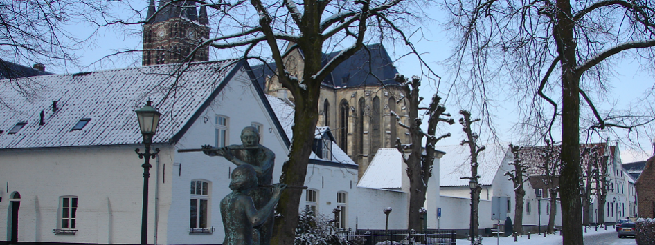centrum Thorn in sneeuw