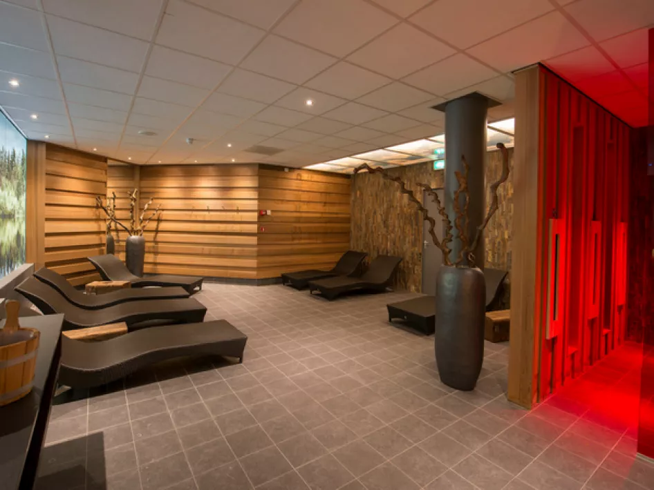 Ligbedden in een ruimte bij Vita Allegra