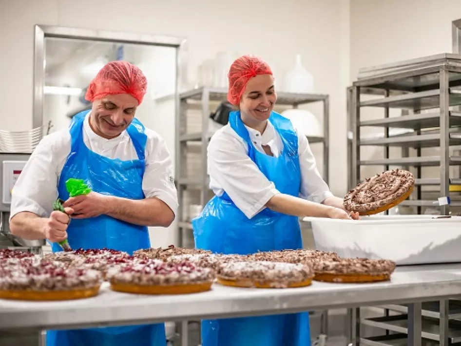 Bakkers aan het werk