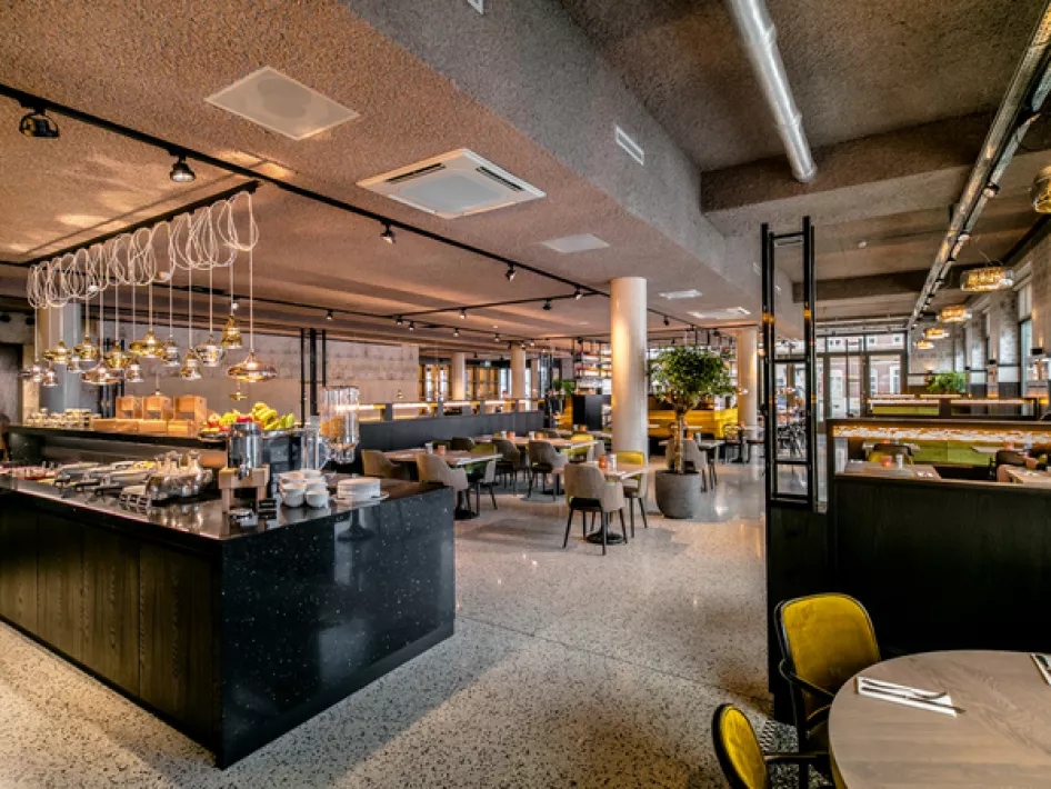 Hotel Roermond - interieur van restaurant de Lobby