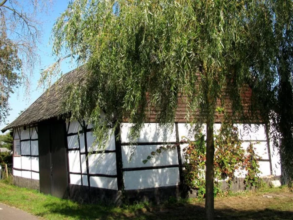 ouderwetse boerderij met typisch Limburgs vakwerk