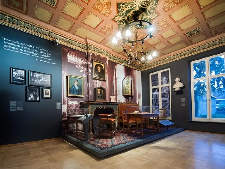 One of the exhibition rooms of the Cuypershuis