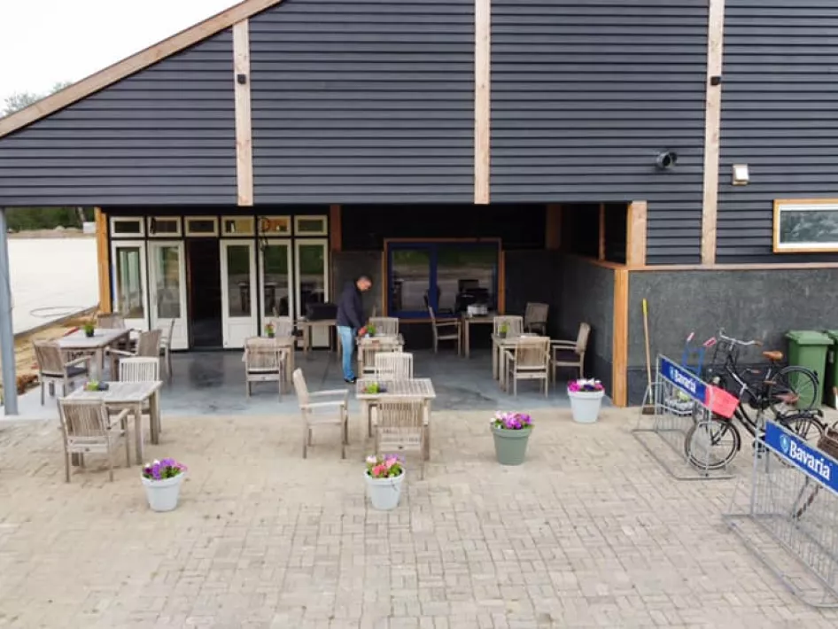 Reitsportzentrum Boekend Terrasse