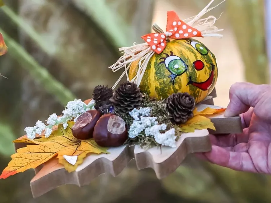 Avondmarkt herfst bladeren