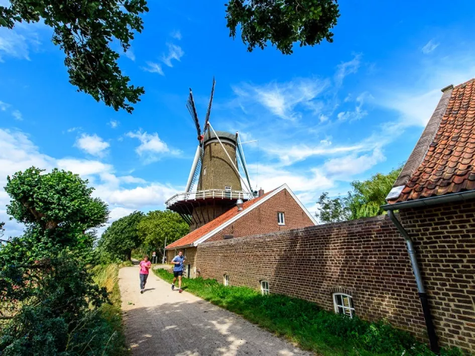 Hompesche Molen bij de Grensmaas