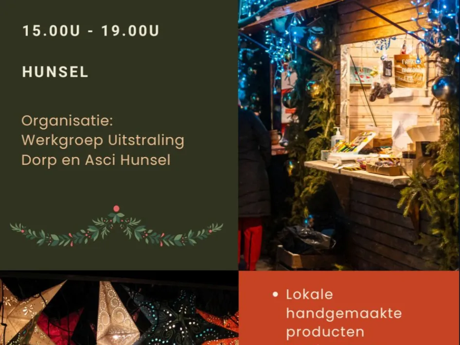 Poster Kerstmarkt Park Velter in Hunsel