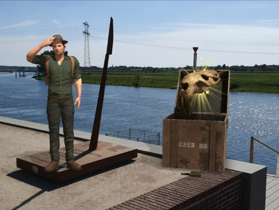 Archeologische vindplaats Steyl - Water stroomt niet omhoog 