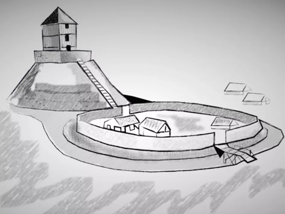 Archeo Route Limburg - Motte de Bolberg Posterholt