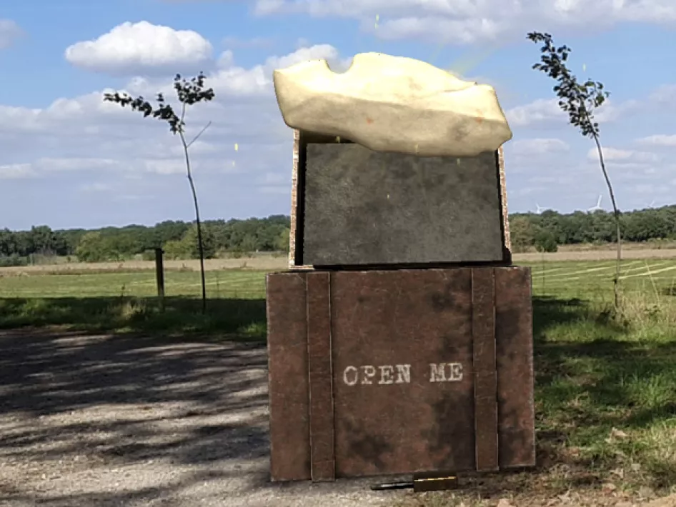 Archeo Route Limburg locatie Ooijen - de jagers van Wanssum