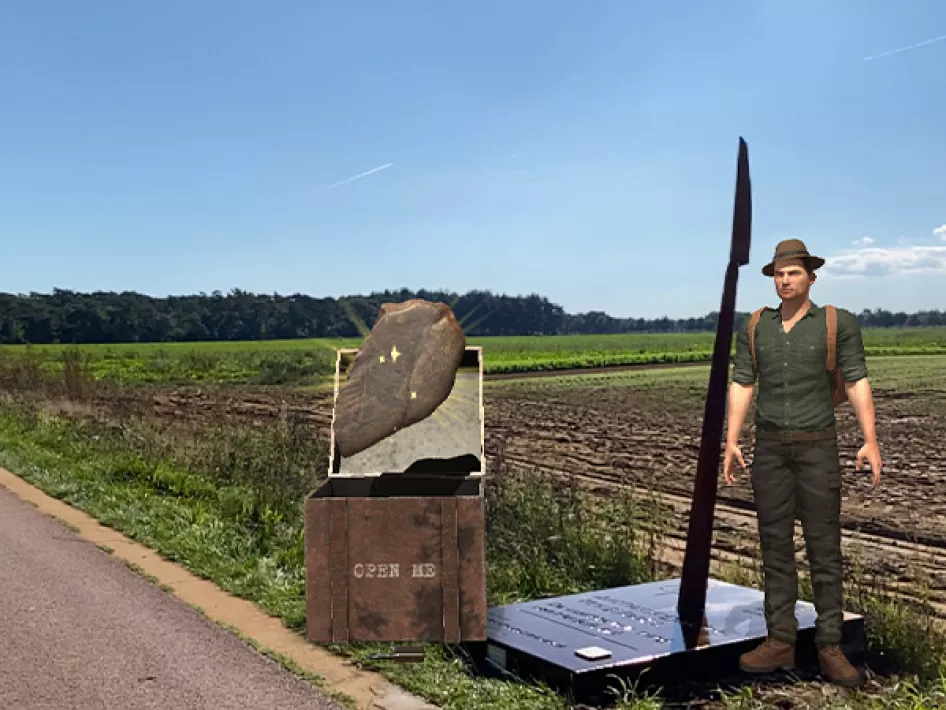 Archeologische vindplaats Sint Odiliënberg - de oudste tekening van Nederland