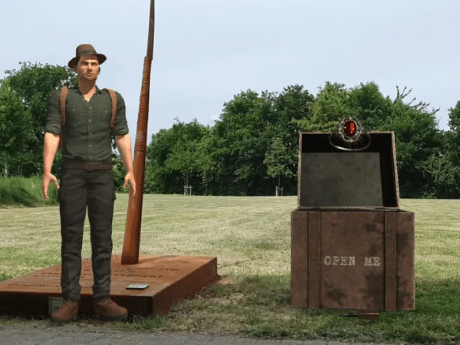 Archäologischer Radroute Stein