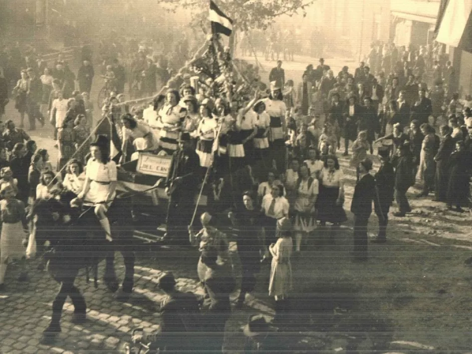 Het bevrijdingsfeest in Nederweert in 1945