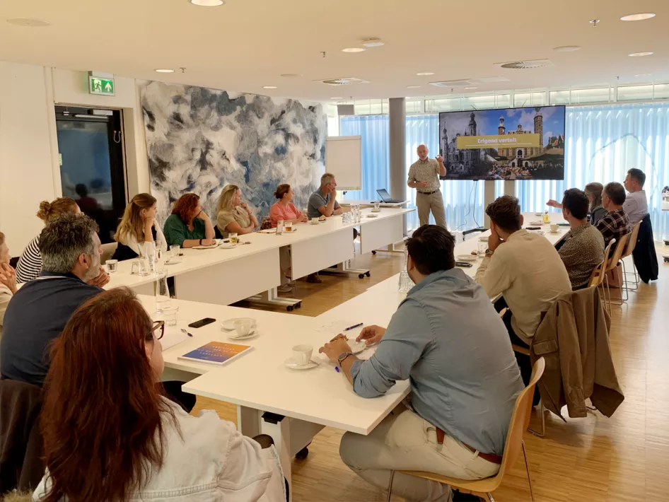 Bijeenkomst project Erfgoed Vertelt - beleidsambtenaren Noord- en Midden-Limburg