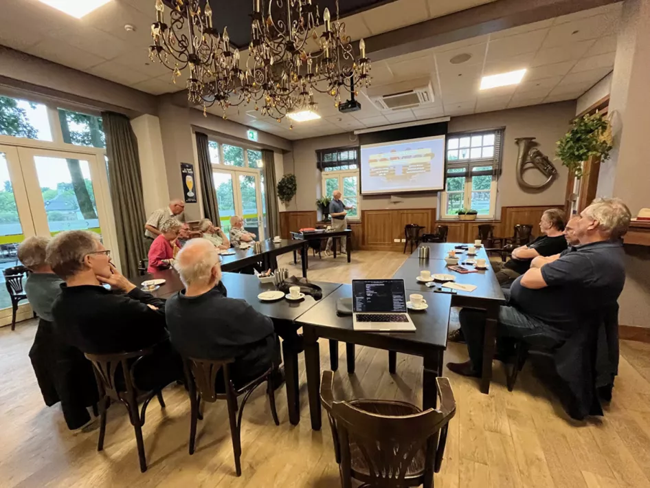 Bijeenkomst project Erfgoed Vertelt - heemkunde verenigingen Noord- en Midden-Limburg
