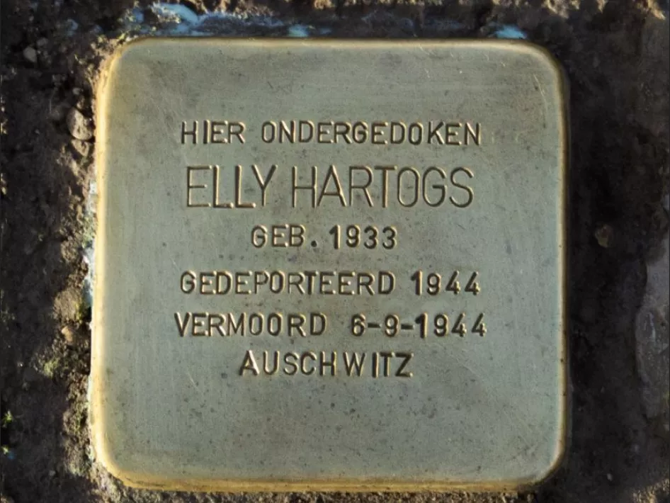 Stolperstein Elly Hartogs Boddenbroek 13 Oirlo