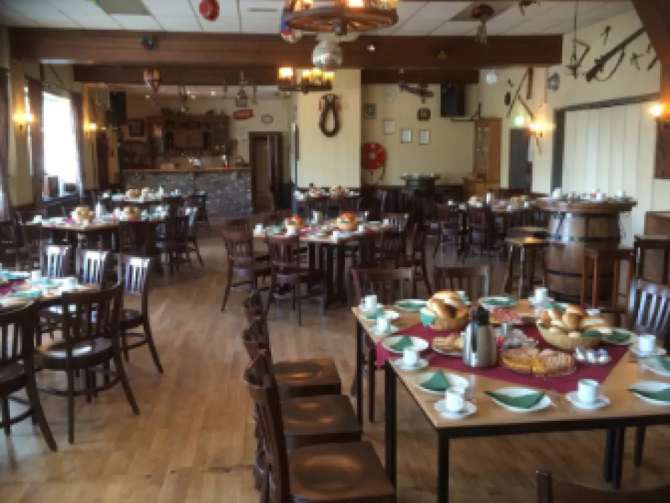 Opgedekte vergaderzaal