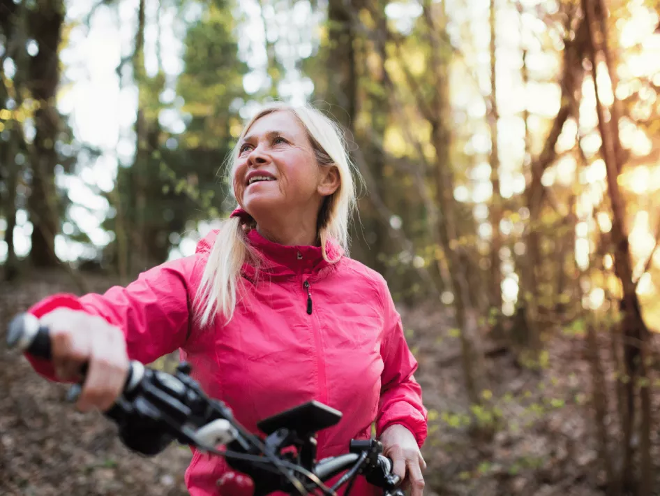 De Boer Op - Langs Beken en Hei fietser