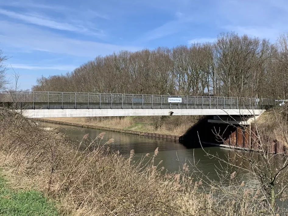 De Schoorbrug over het kanaal Wessem-Nederweert