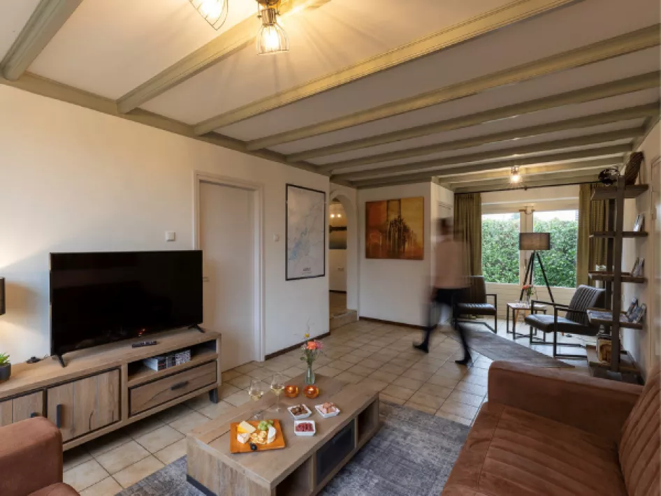 Vakantiehuis Eindeloos Asselt woonkamer