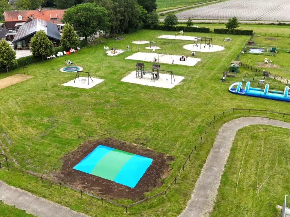 Bovenaanzicht speeltuin