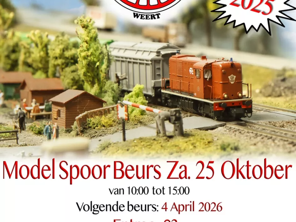 Modeltreinenbeurs in Weert