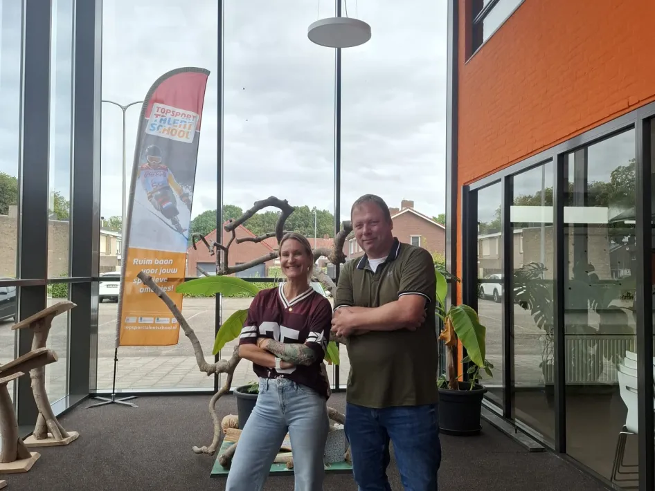 Stephanie en Remco, 2 docenten Philips van Horne in Weert