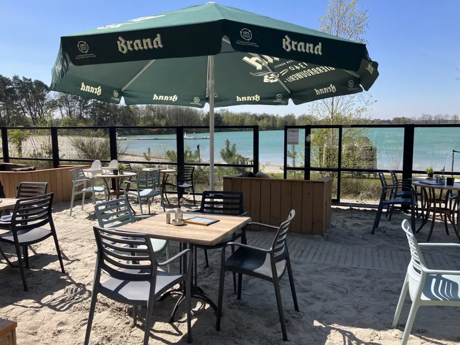 The terrace of het Blauwe Meertje