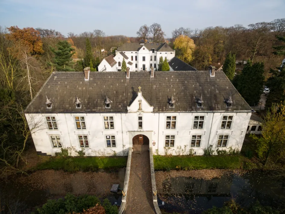 rondleiding kasteel de berckt: Luchtfoto van de Berckt