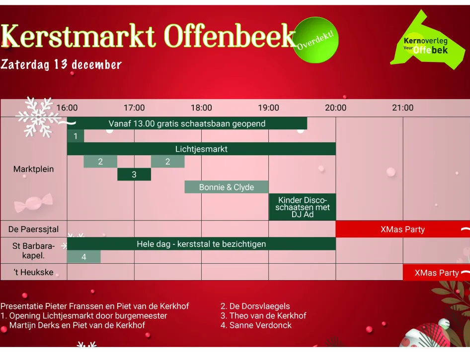 Kerstmarkt Offenbeek zaterdag