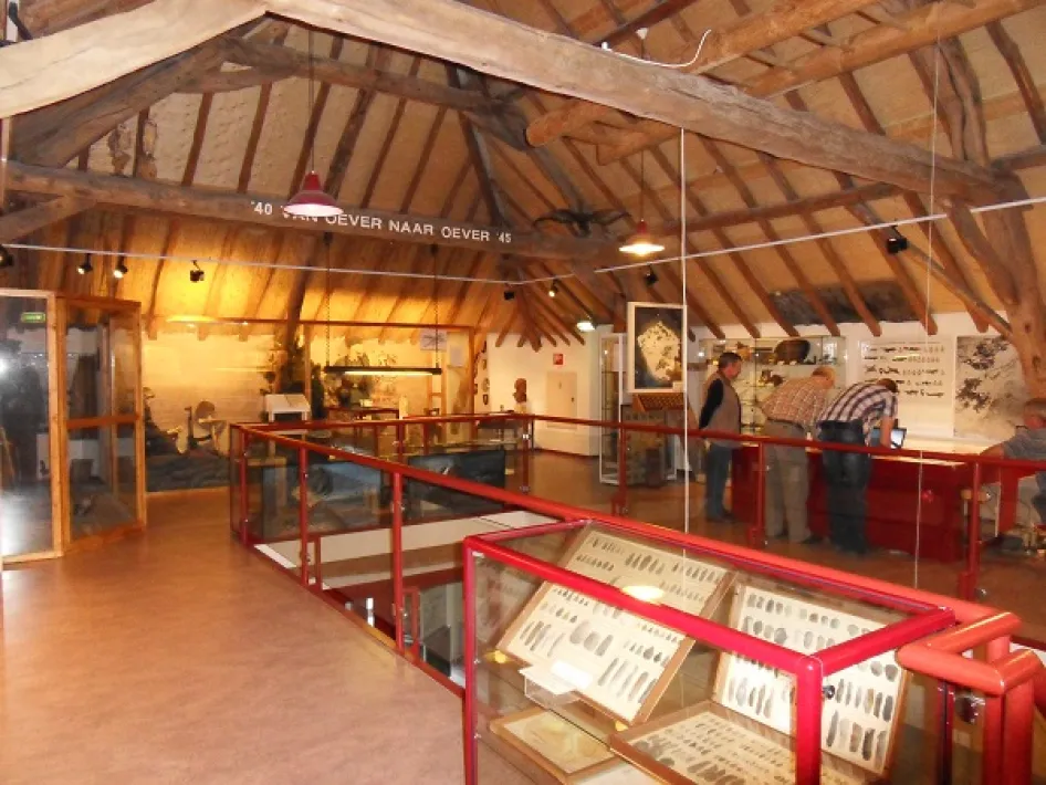 Exhibition space of the Leudal Museum.