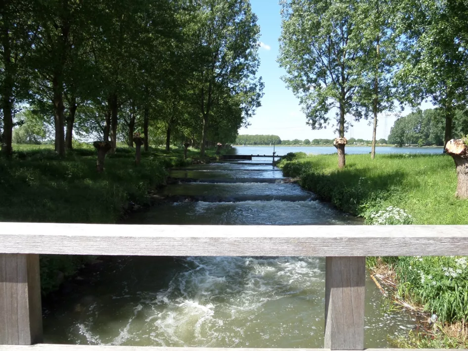 The fish ladder at the Linnerweerd where you pass during the Linnerweerd walking route