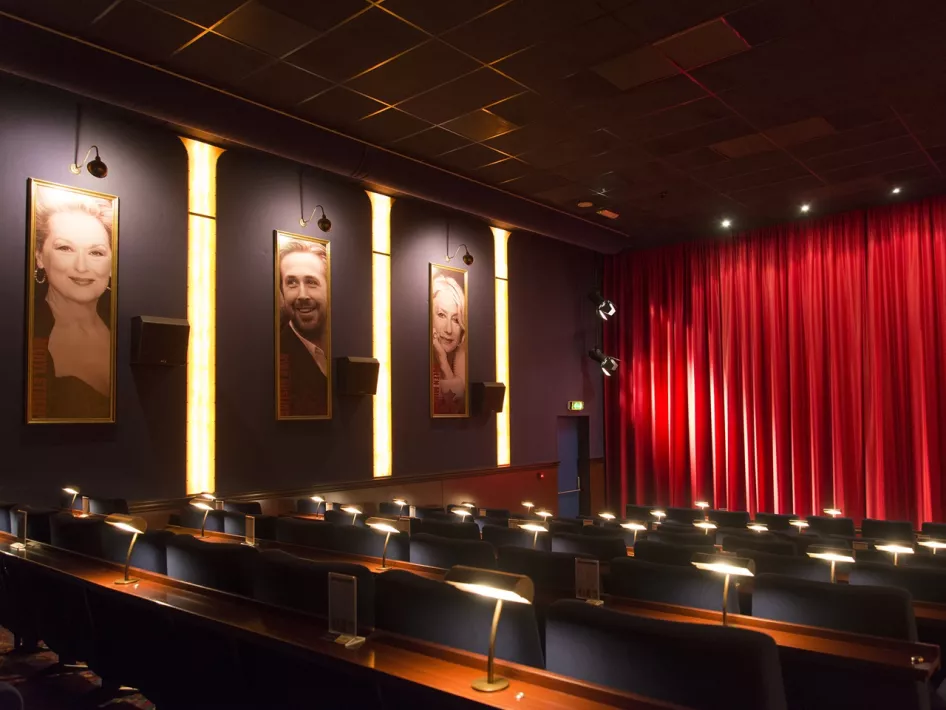 Der Kinosaal des Service Kino Luxor in Reuver