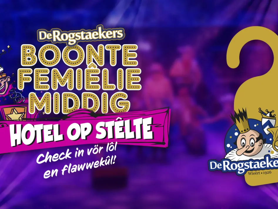 Boonte Femiêlie Middig / Bonte Familie Middag digitale poster van De Rogstaekers