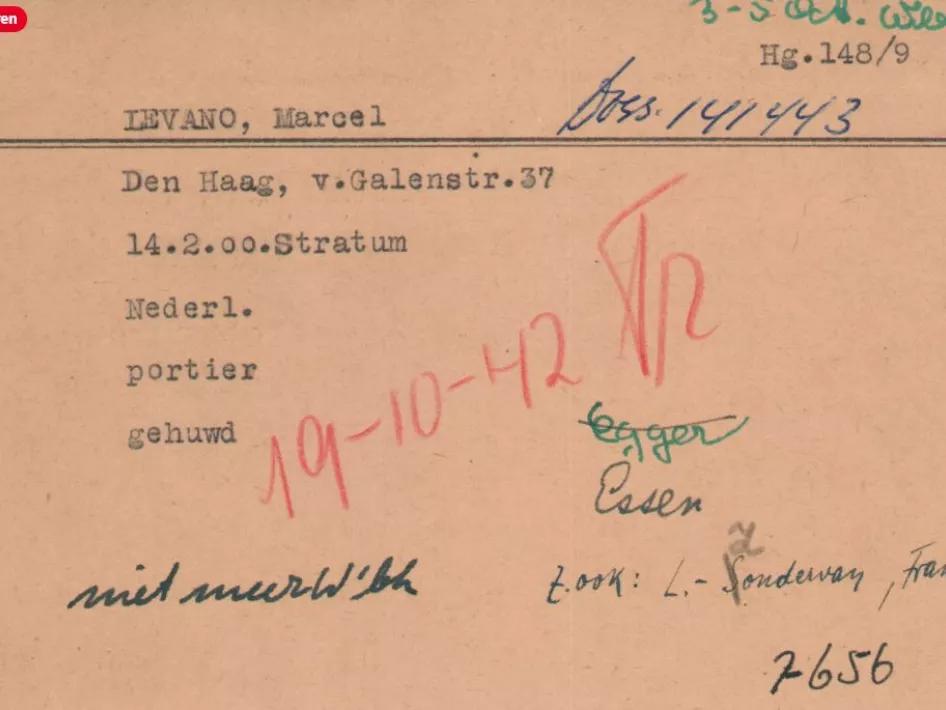 Marcel Levano Stolperstein Minderbroedersingel 30 roermond