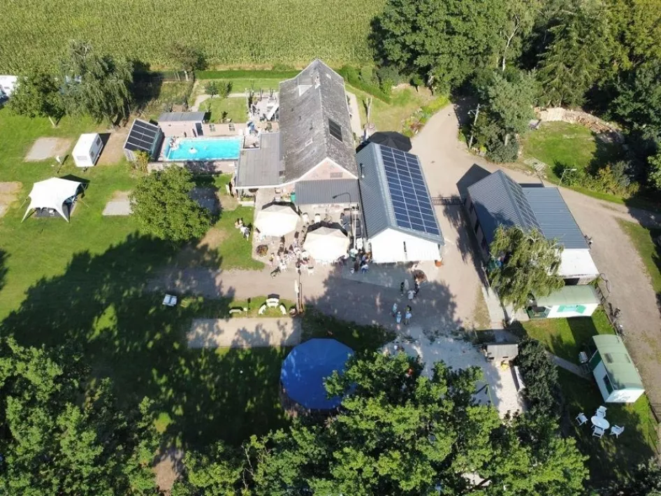 Luchtfoto van Minicamping Heide
