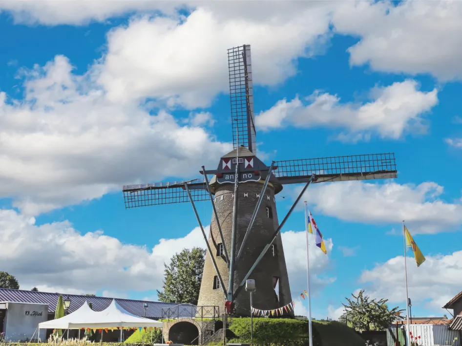 De molen waar Zomerconcert molenklanken plaatsvind.
