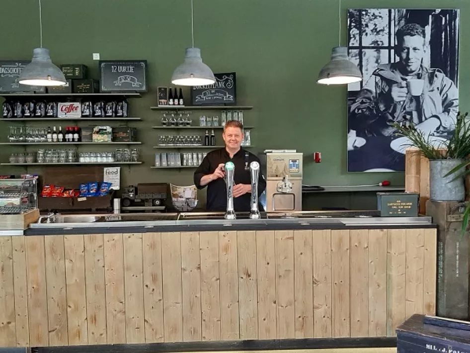 De bar van museumcafé De Vrijheid