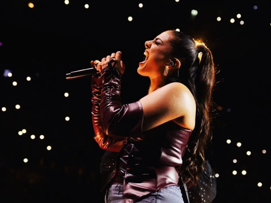 Numidia tijdens een optreden 