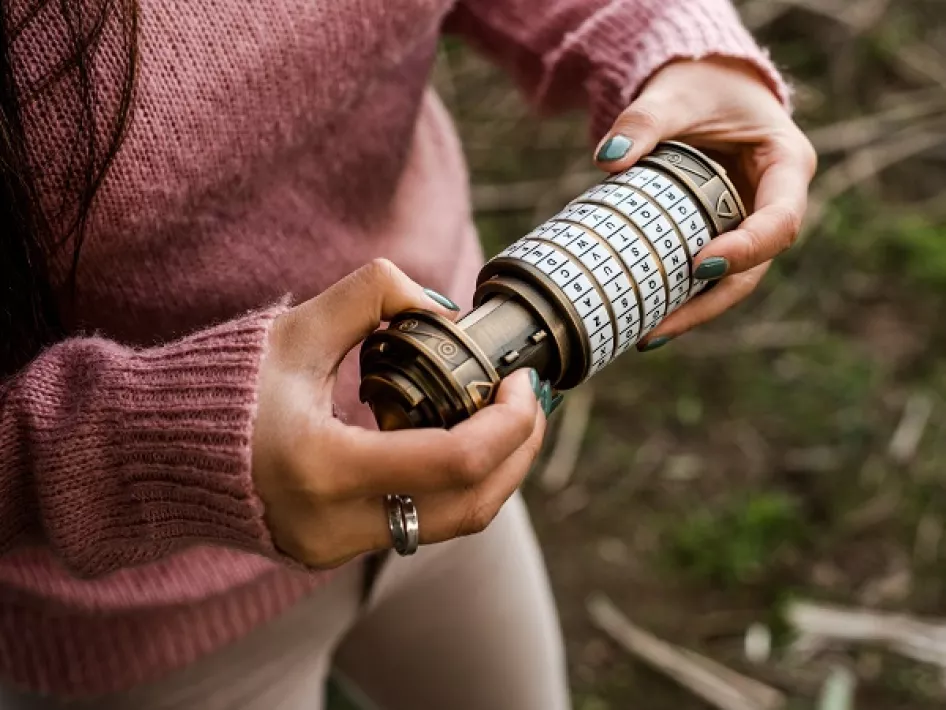 De juiste code invoeren om te ontsnappen