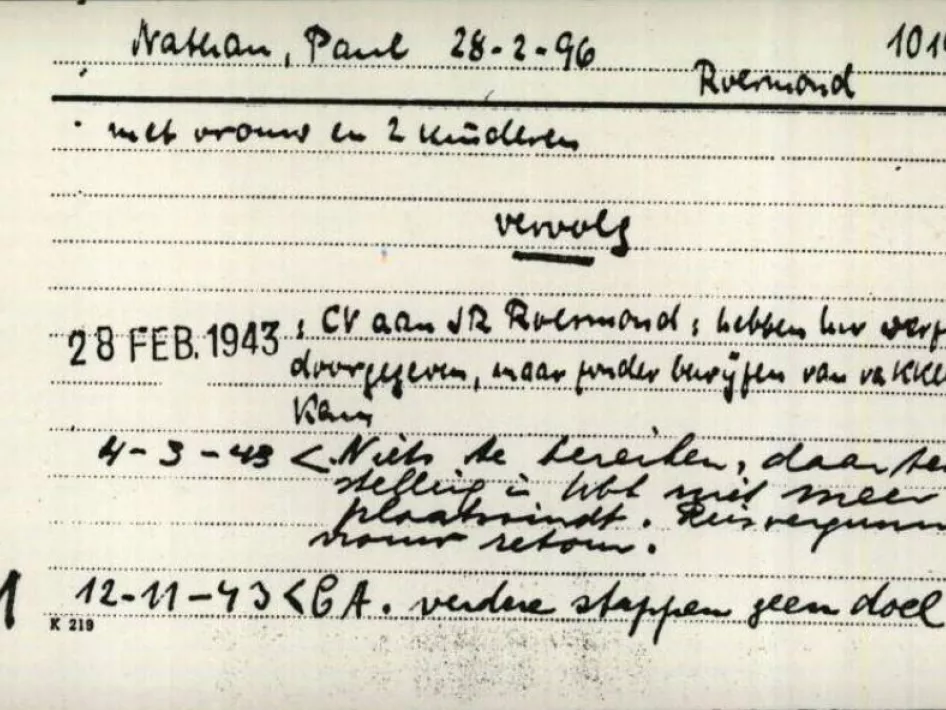 Paul Nathan Godsweerdersingel 13 Roermond Stolperstein