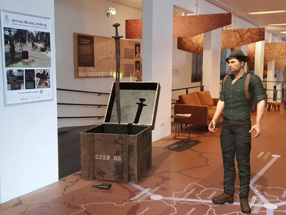 Pop-up Archeo Route Limburg locatie De Vondst Heerlen