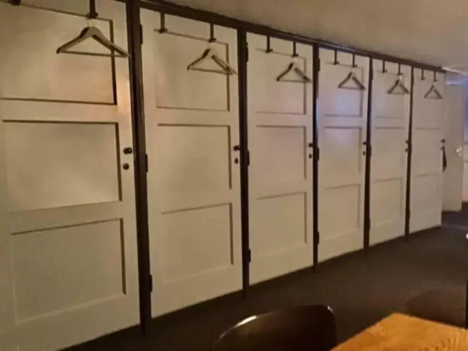 slaapplek in de refugio te Roermond