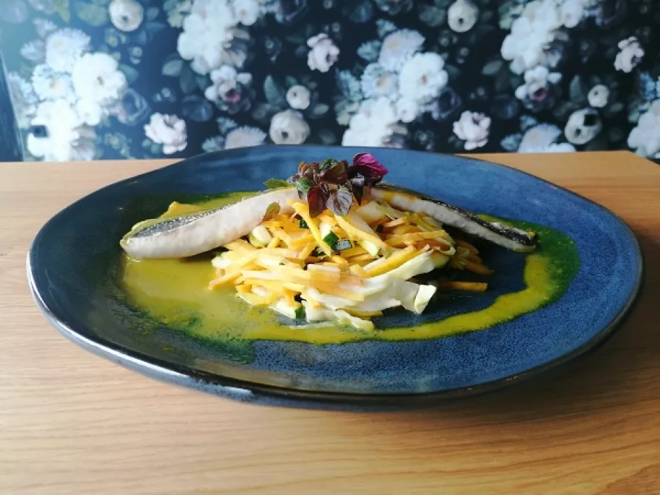 Een van de heerlijke gerechten bij Restaurant BØFF