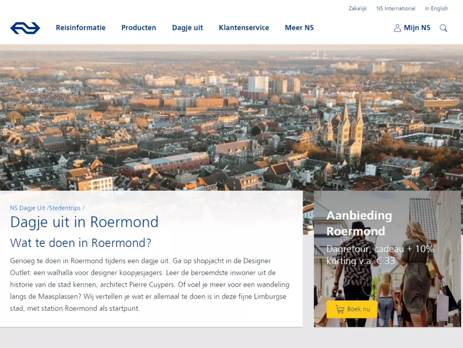 NS Dagje uit in Roermond