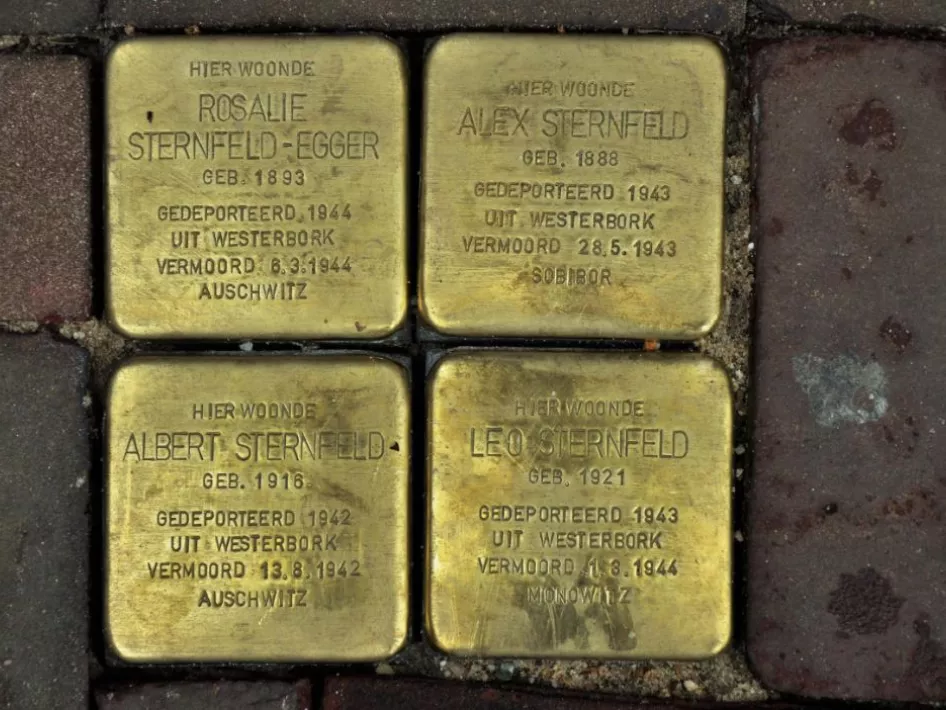 Stolpersteine Luifelstraat 17 Roermond