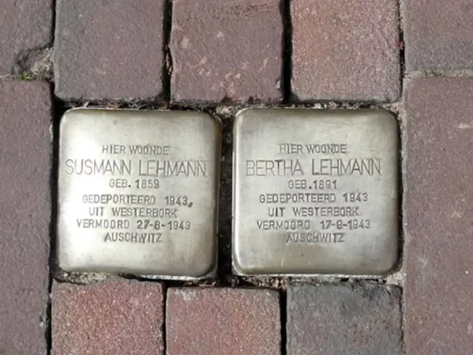 Stolpersteine Neerstaat 4