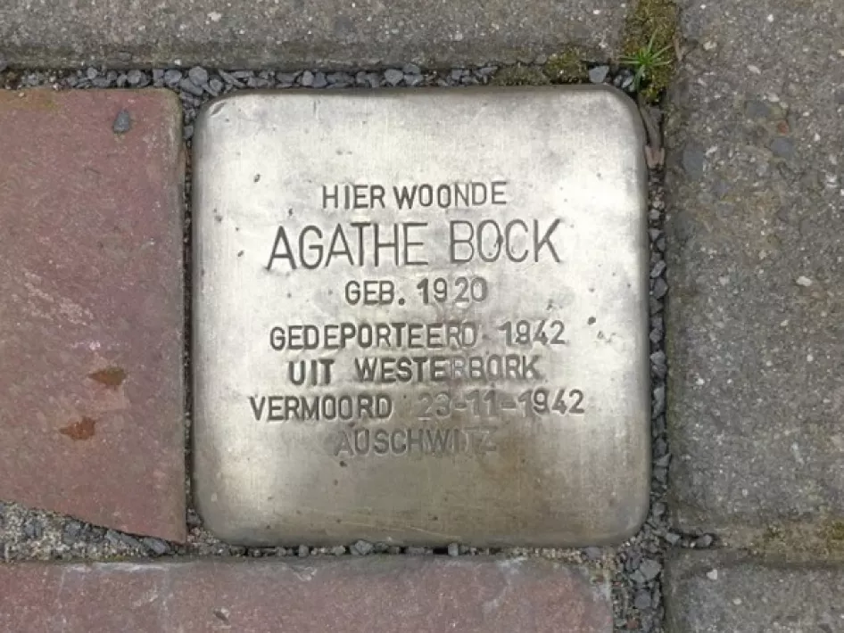 Stolpersteine Thorbeckestraat 10