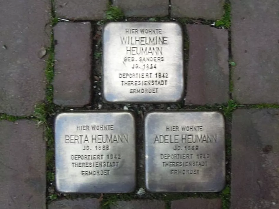 Stolpersteine Am Roßtor