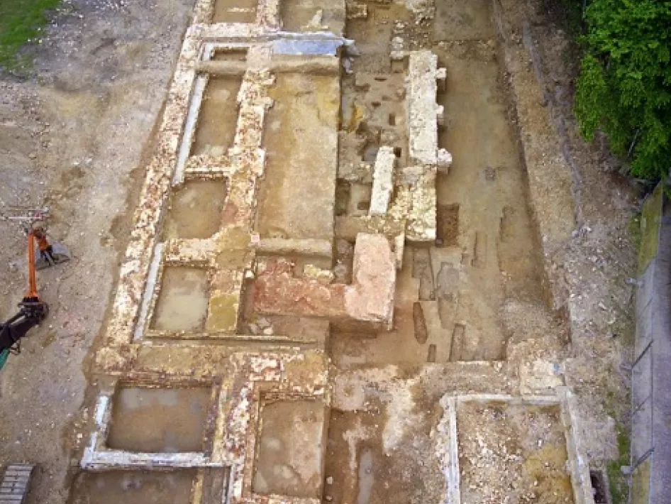 De reus van Brunssum- Opgravingen